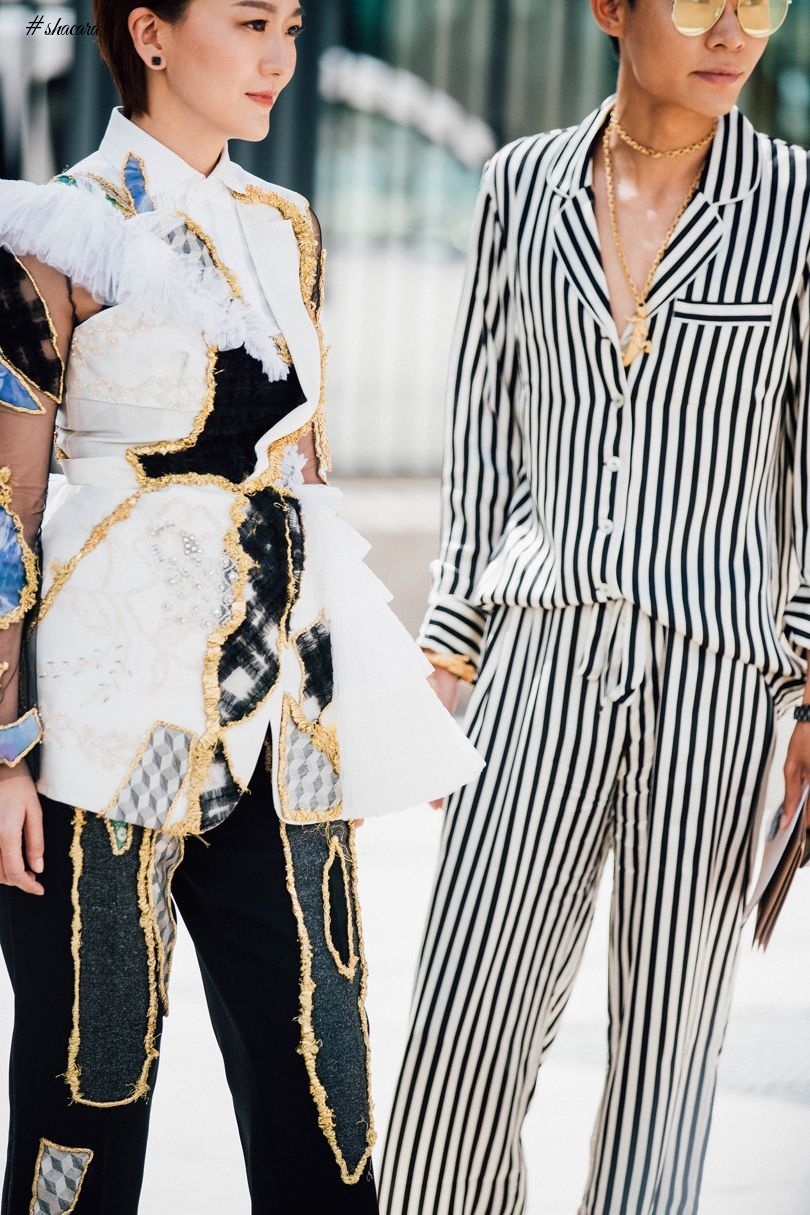 Paris Couture Street Style