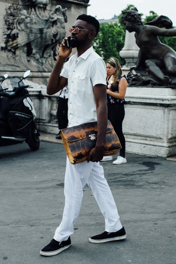 Dapper Dudes Take Over Paris During Men's Fashion Week