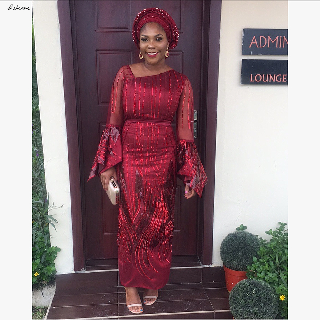 ASO EBI LOOKS THAT SHOWS THAT BELL SLEEVES IS THE NEW FLARE