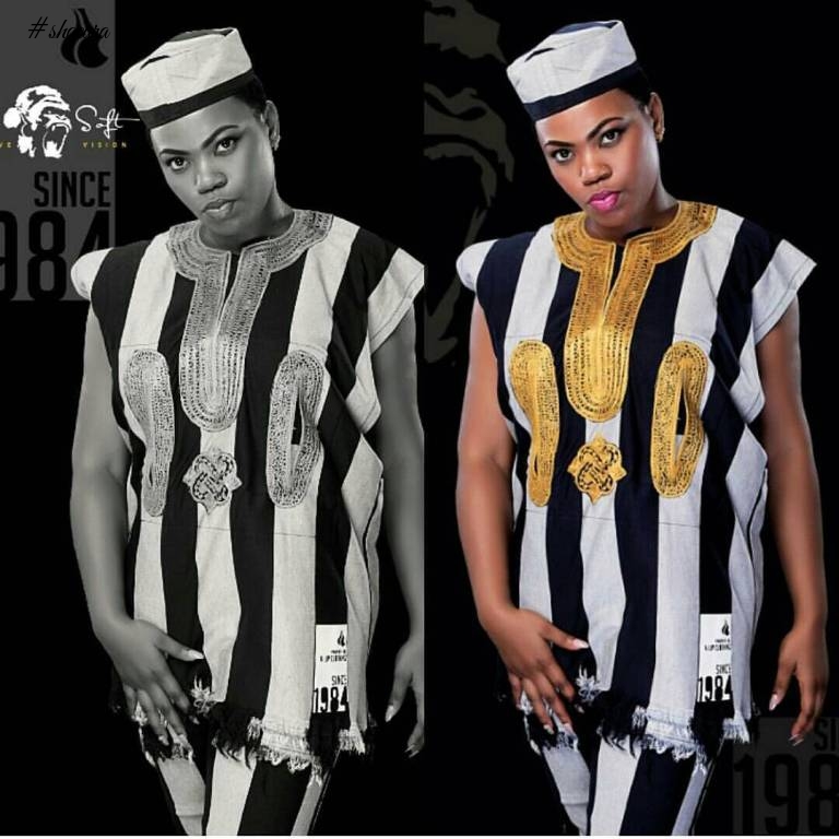 SEXY AND STYLISH! AGBADA GANG STYLES FOR THE LADIES
