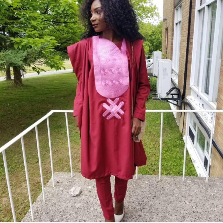 SEXY AND STYLISH! AGBADA GANG STYLES FOR THE LADIES