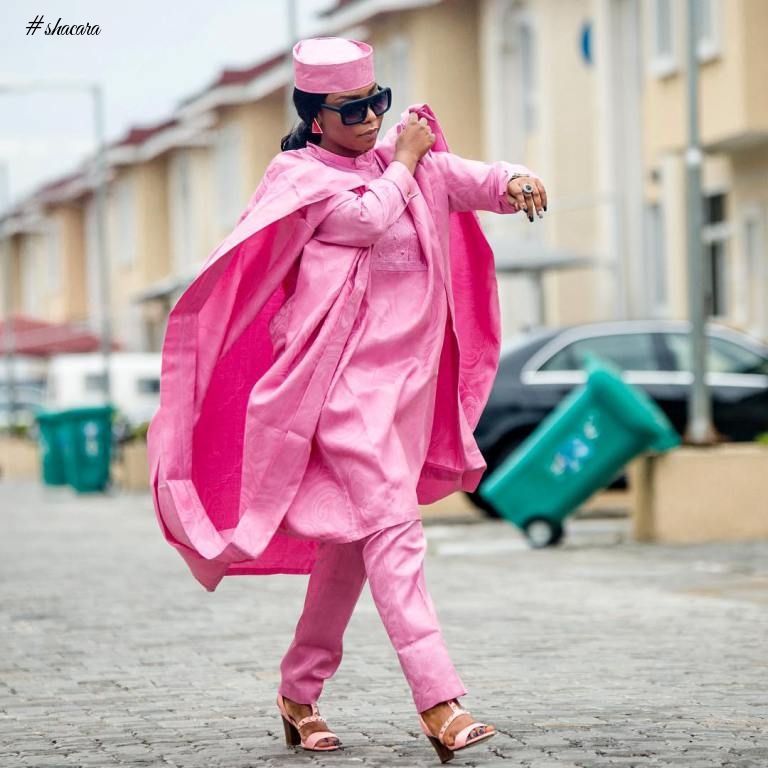 SEXY AND STYLISH! AGBADA GANG STYLES FOR THE LADIES