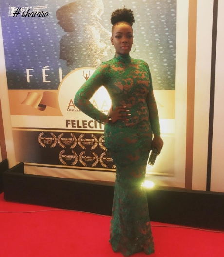 First Photos! Stephanie Linus, Bimbo Akintola, Somkele Idhalama At The #AMAA2017