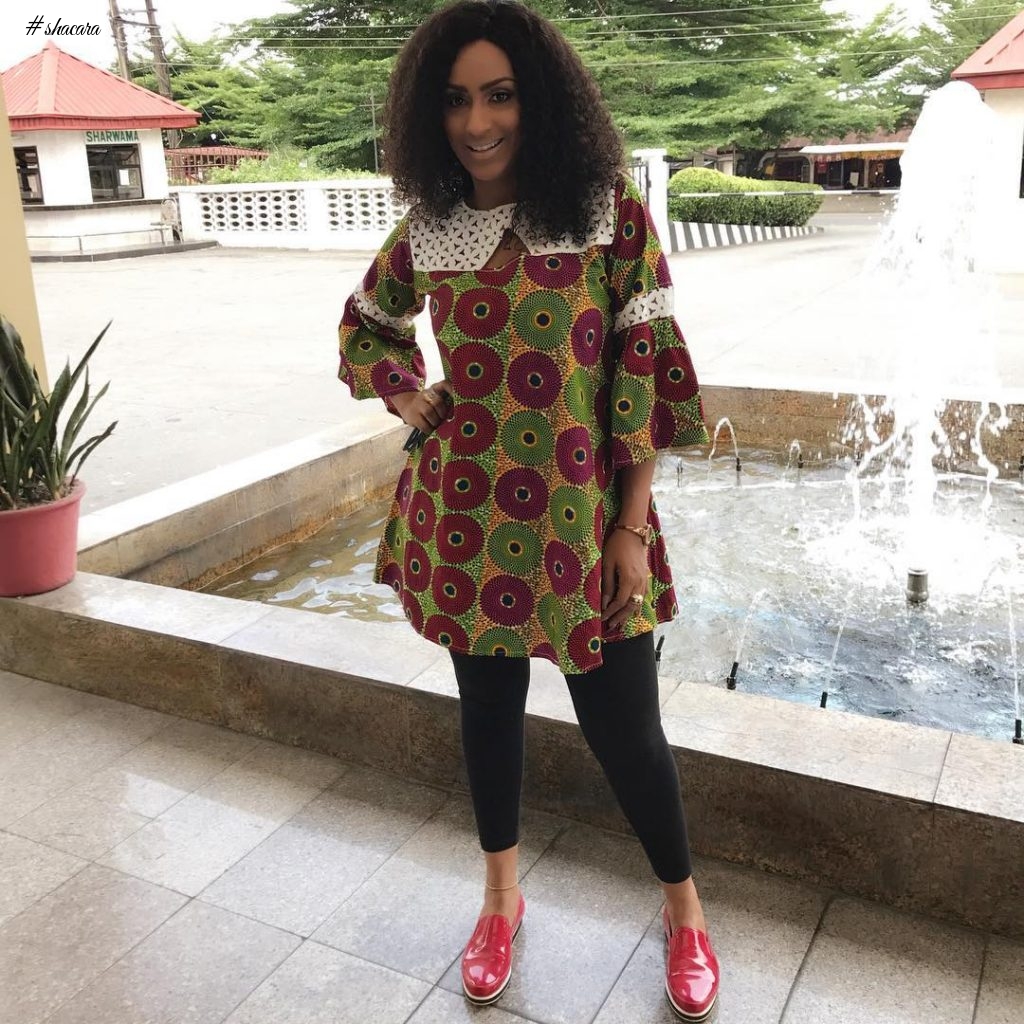 PLUS-SIZE ANKARA CASUAL STYLES