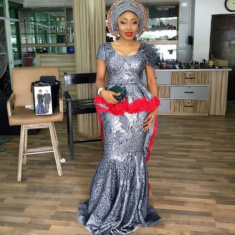 BEAUTIFUL ASOEBI STYLES FROM TOKE MAKINWA’S SISTER’S WEDDING