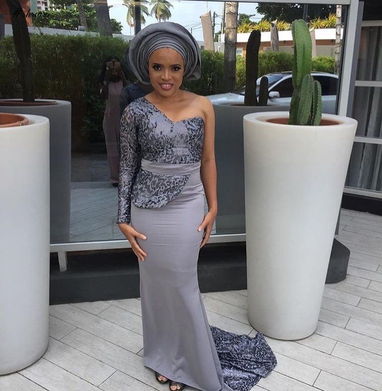 BEAUTIFUL ASOEBI STYLES FROM TOKE MAKINWA’S SISTER’S WEDDING