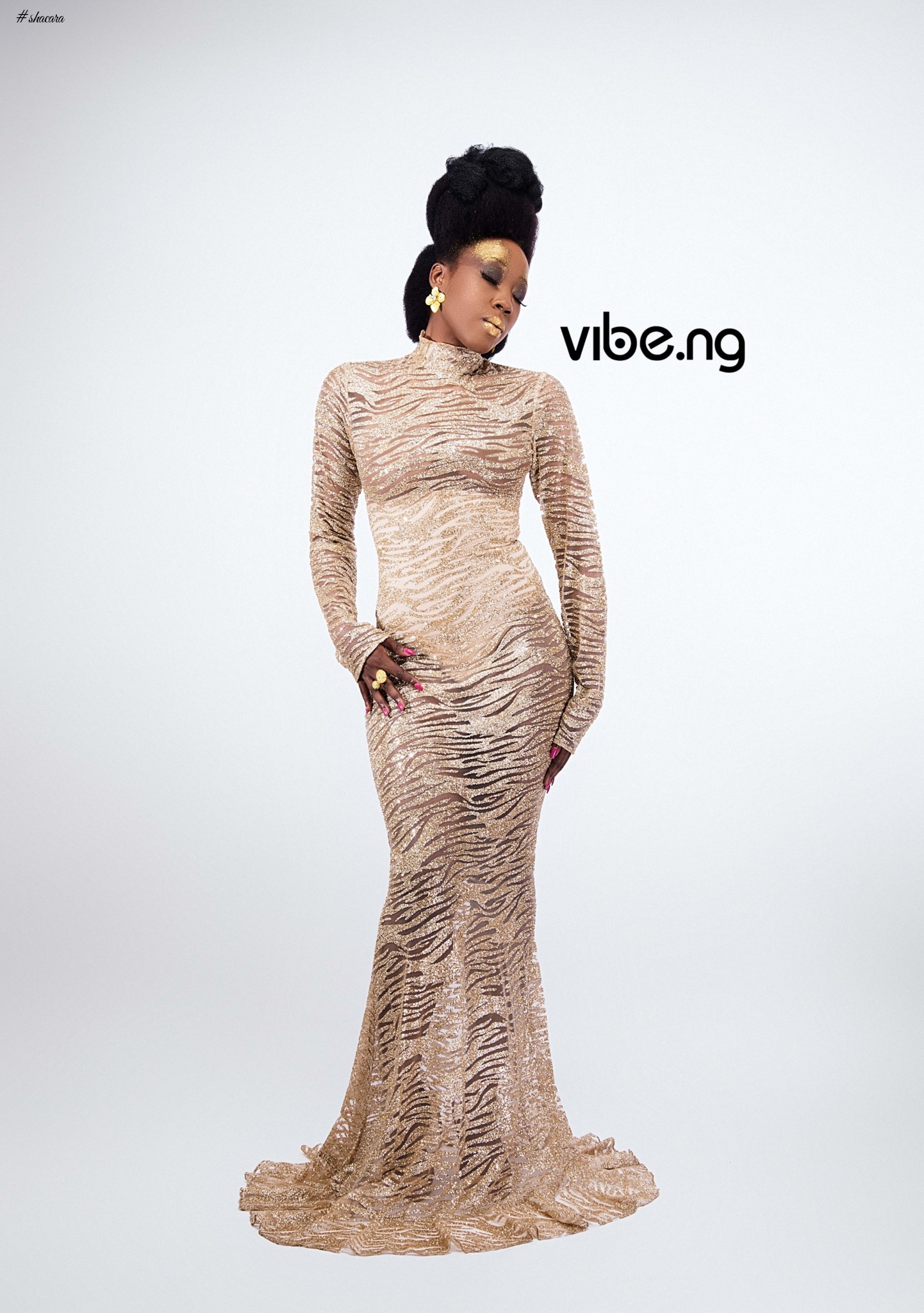 Saucing! Beverly Naya Is Hot On The Cover Of Vibe.Ng Magazine