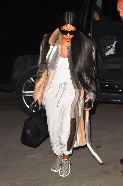 Kim Kardashian's Nipples Have Never Been More Free Than in This Sheer Top