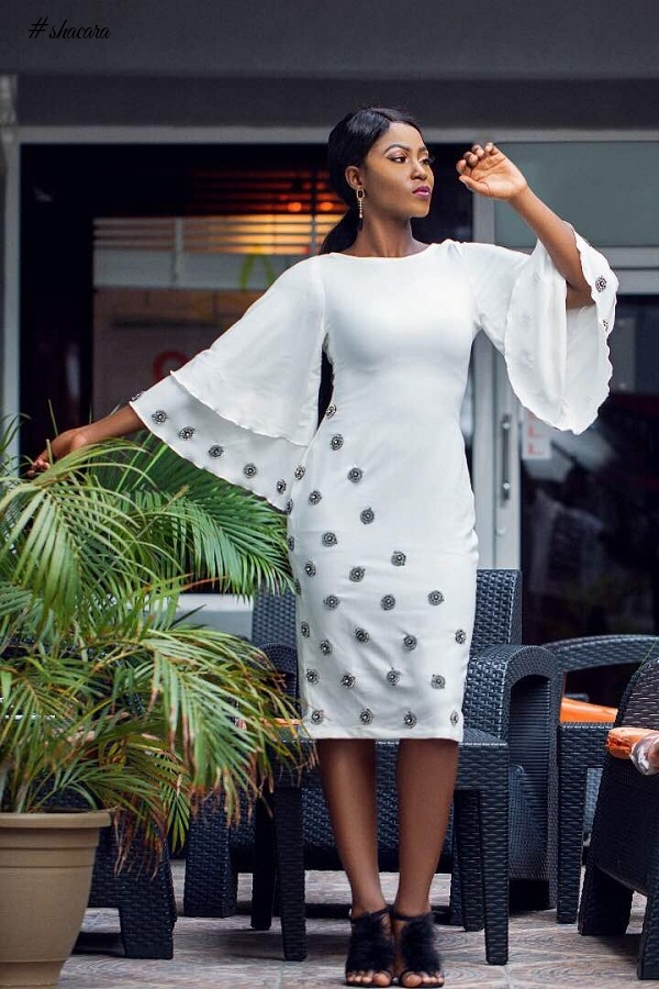 Timeless Glamour! Nigerian Womenswear Brand, Bibisquintessence Takes on Debie Rise in New Kaftan Collection