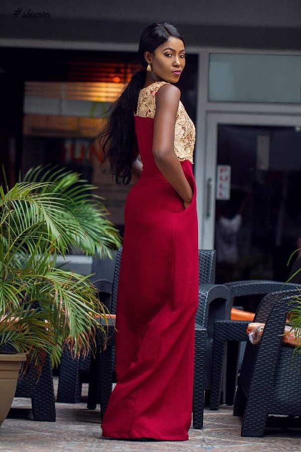 Timeless Glamour! Nigerian Womenswear Brand, Bibisquintessence Takes on Debie Rise in New Kaftan Collection