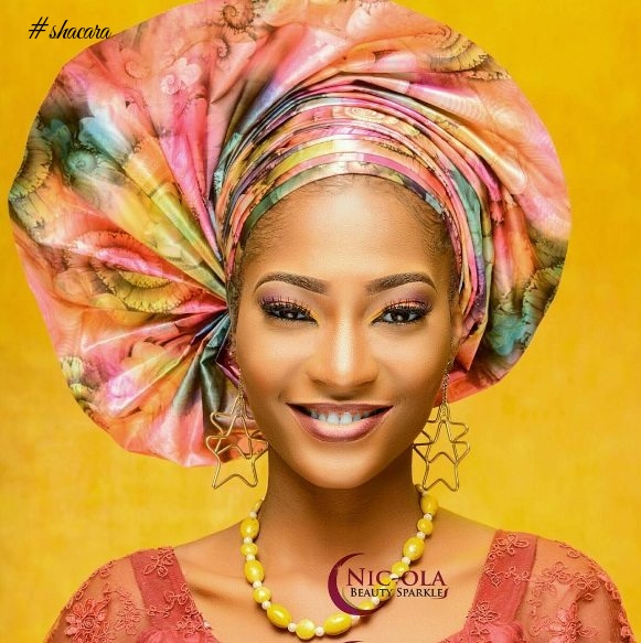 NEW GELE TREND; HAND FAN GELE STYLE