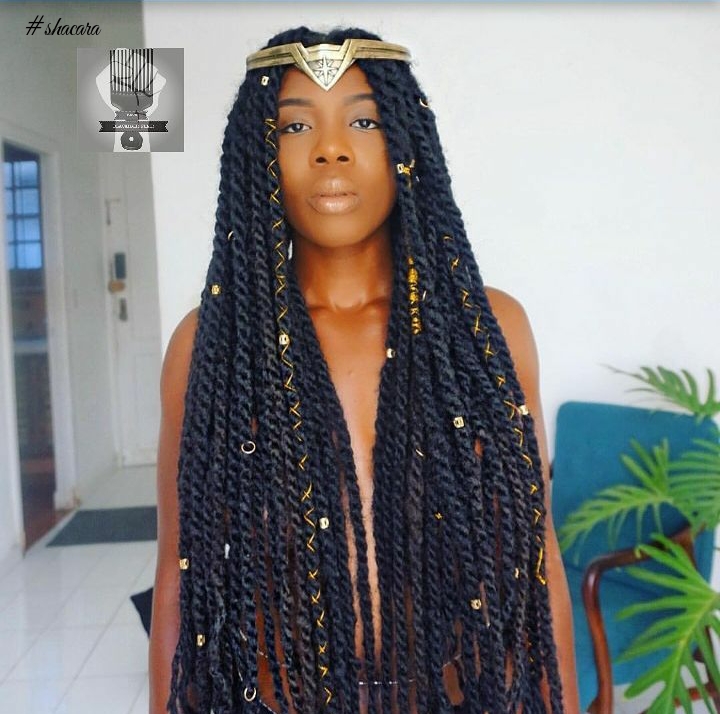 Accessories For Braids Are Getting Hotter: Check Out How These Ladies Are Gorgeously Slaying Them