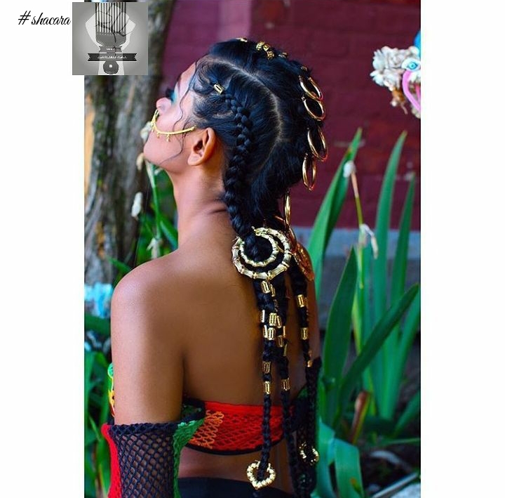 Accessories For Braids Are Getting Hotter: Check Out How These Ladies Are Gorgeously Slaying Them
