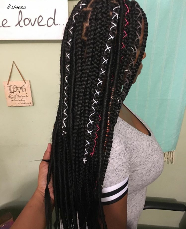 Accessories For Braids Are Getting Hotter: Check Out How These Ladies Are Gorgeously Slaying Them