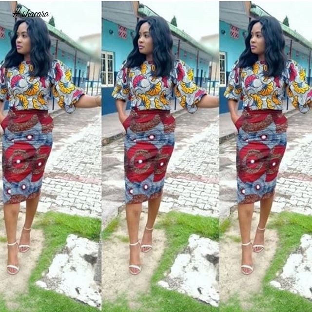 TAKE A PEEK AT THESE GORGEOUS ANKARA STYLES