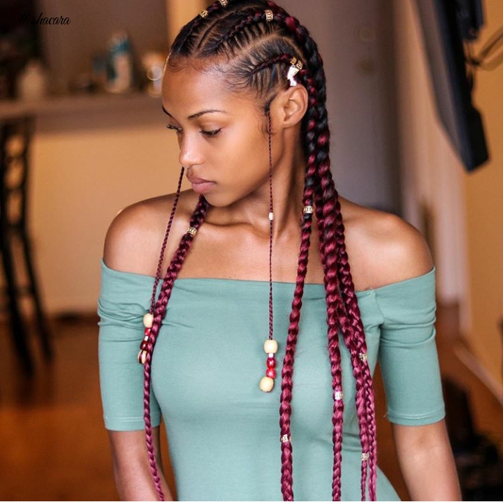 Looking For Awesome Ways To Slay Your Braids? Hair&Beauty Youtuber Kersti Pitre Has All The Styles