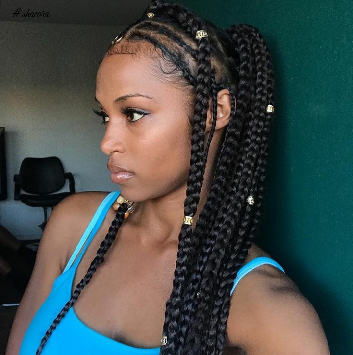 Looking For Awesome Ways To Slay Your Braids? Hair&Beauty Youtuber Kersti Pitre Has All The Styles