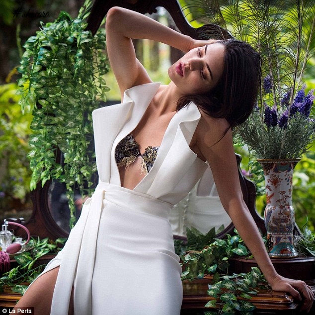 Kendall Jenner Is Serving That Seductive Look As She Poses For La Perla AW/17 Campaign