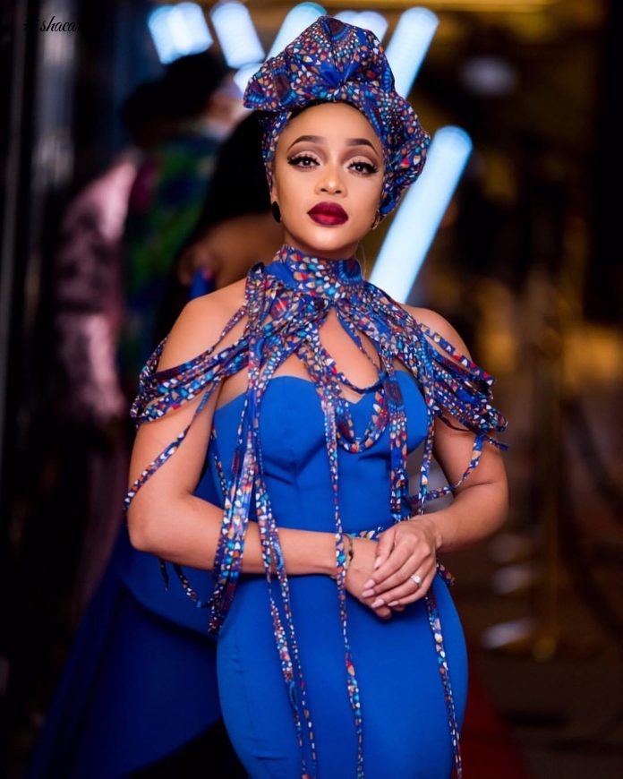 Hot Shots: Thando Thabethe Takes On This Amazing Scalo Dress For A Ride, See This Images
