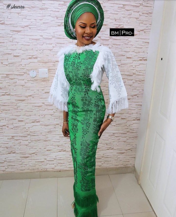 Check Out How Nigerians Are Serving White And Green Inspired Looks In Celebration Of Their Independence Day