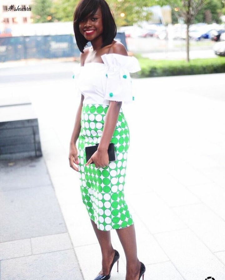 Check Out How Nigerians Are Serving White And Green Inspired Looks In Celebration Of Their Independence Day