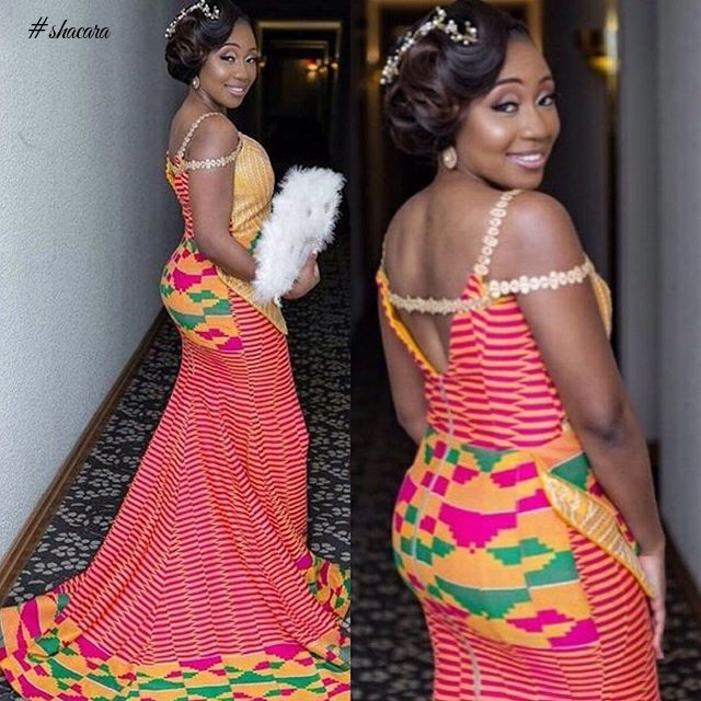 CREATIVE STYLING! GHANAIAN DIVAS MAKES THE KENTE MATERIAL LOOK SENSATIONAL