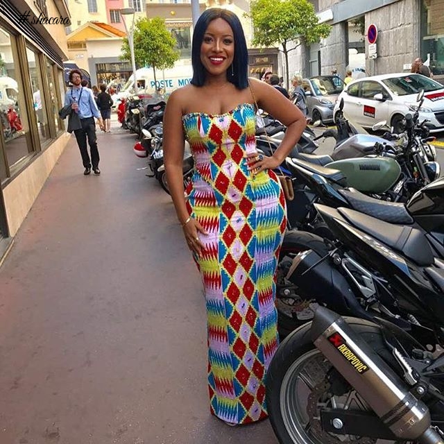 CREATIVE STYLING! GHANAIAN DIVAS MAKES THE KENTE MATERIAL LOOK SENSATIONAL