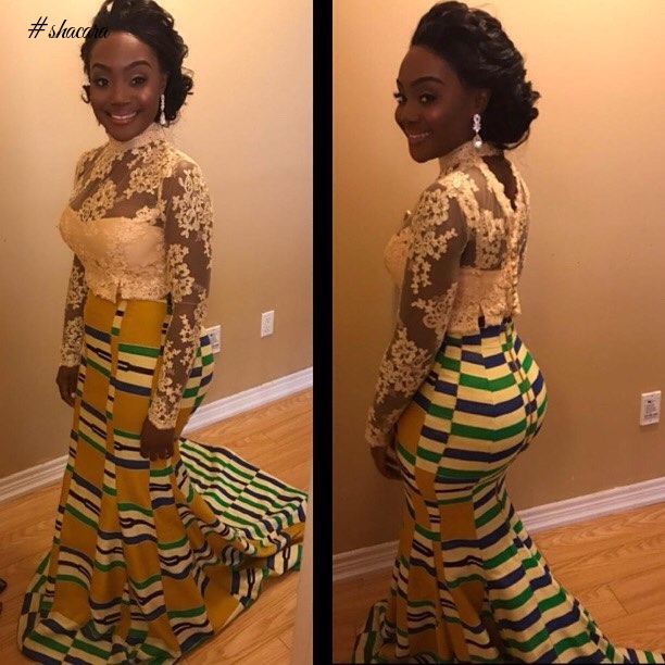 CREATIVE STYLING! GHANAIAN DIVAS MAKES THE KENTE MATERIAL LOOK SENSATIONAL