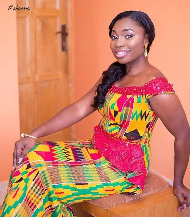 CREATIVE STYLING! GHANAIAN DIVAS MAKES THE KENTE MATERIAL LOOK SENSATIONAL
