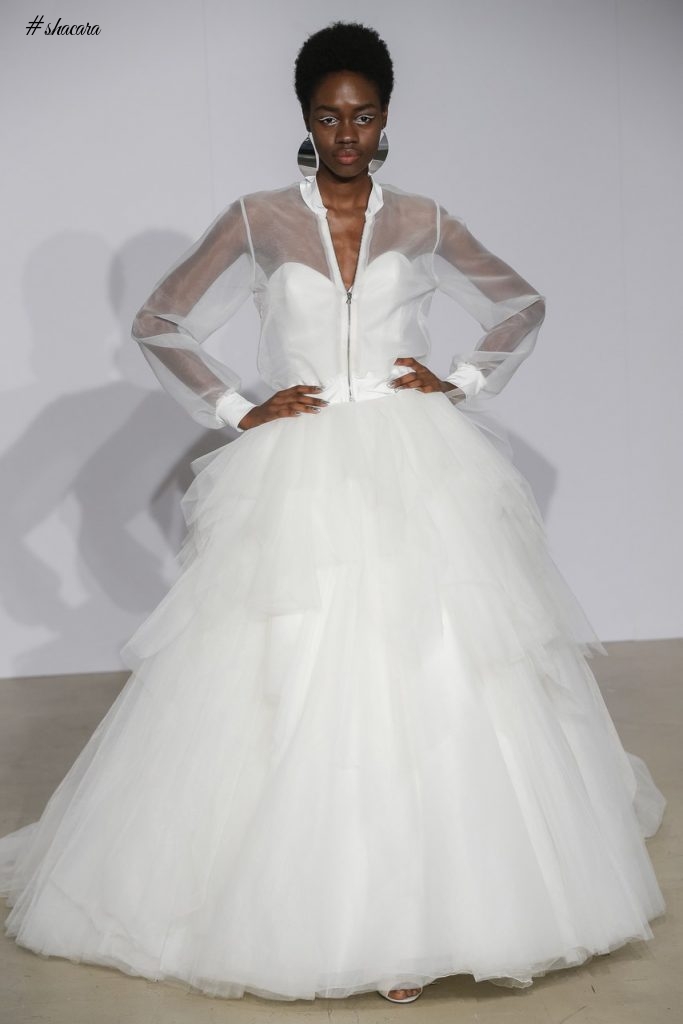 WEDDING DRESS TRENDS FROM BRIDAL FASHION WEEK FALL 2018