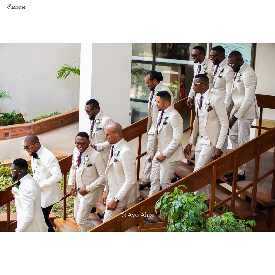 #TheCasuals17! First Photos From Yomi Casual & Grace Amarachukwu Makun’s White Wedding