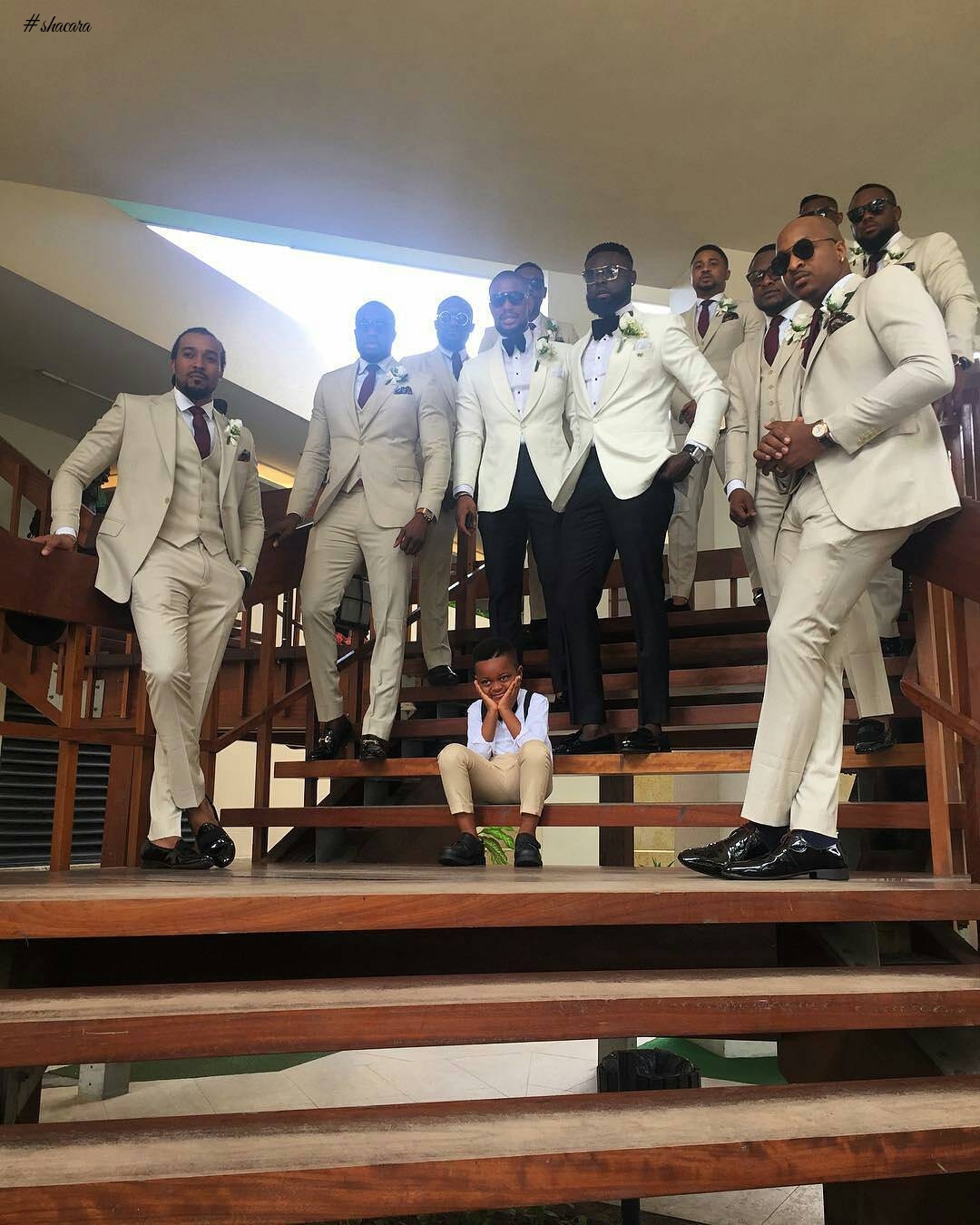 #TheCasuals17! First Photos From Yomi Casual & Grace Amarachukwu Makun’s White Wedding