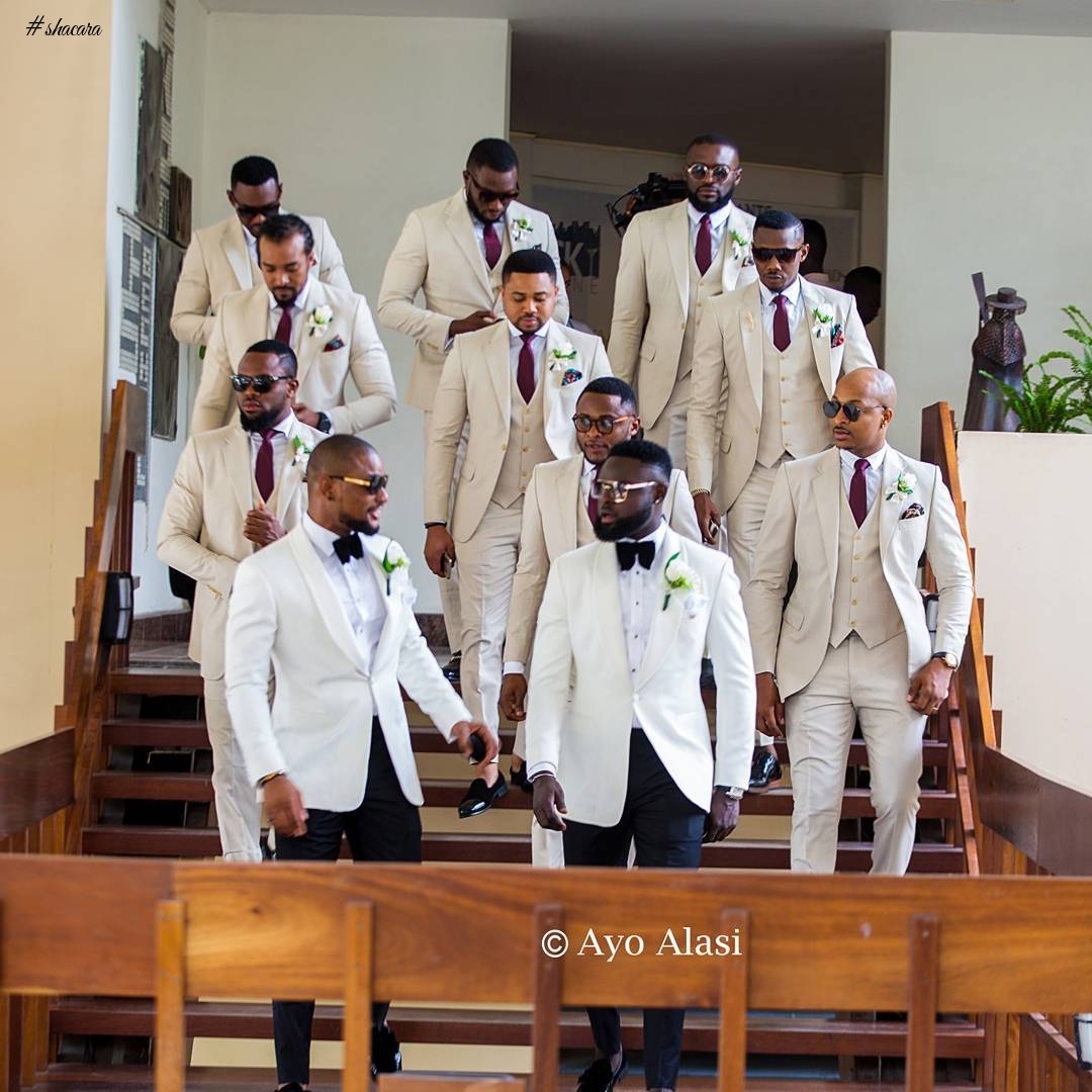 #TheCasuals17! First Photos From Yomi Casual & Grace Amarachukwu Makun’s White Wedding