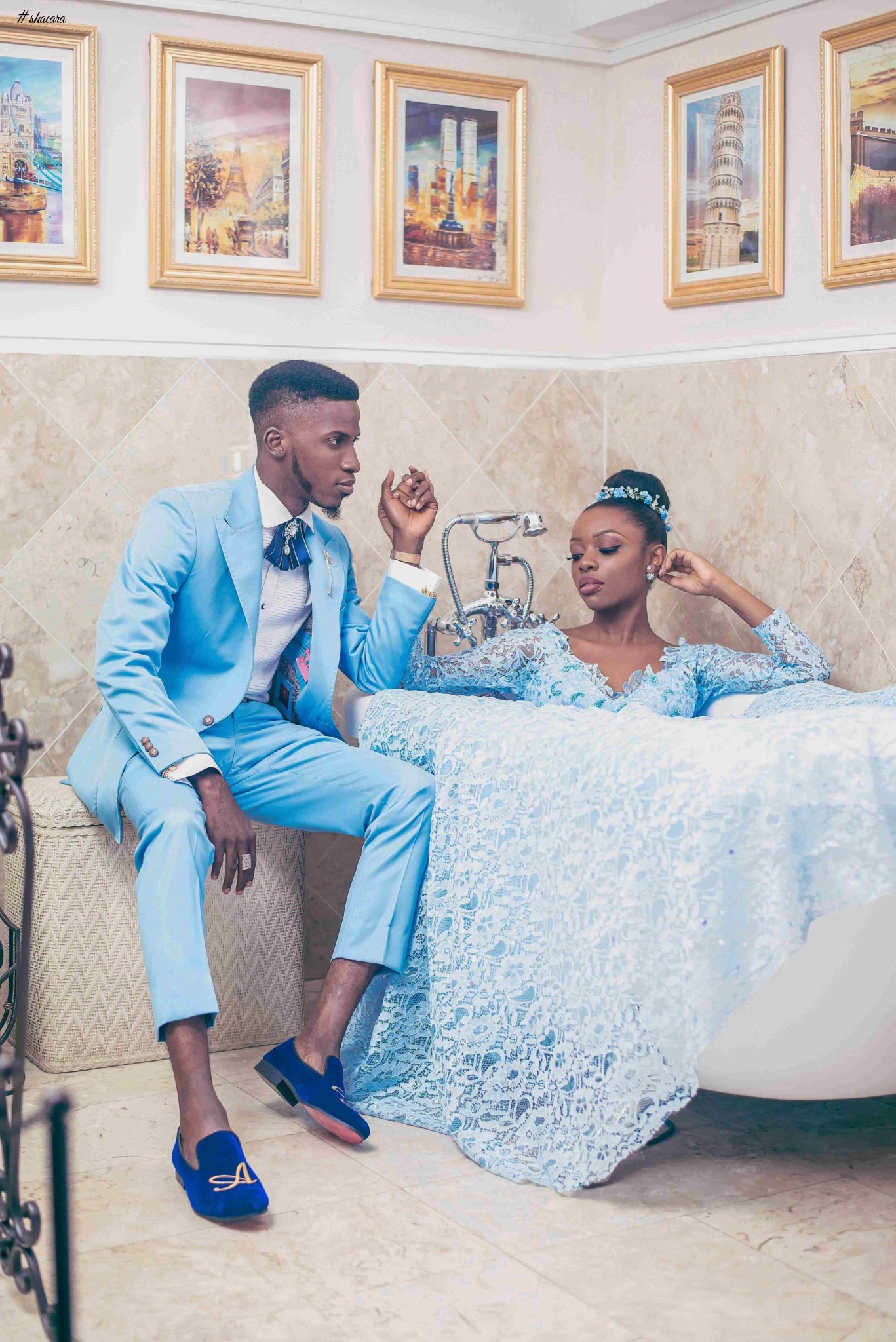 Akin Faminu & Tosin Sho-Silva Are Super Stylish In This Modern Wedding Fashion Editorial