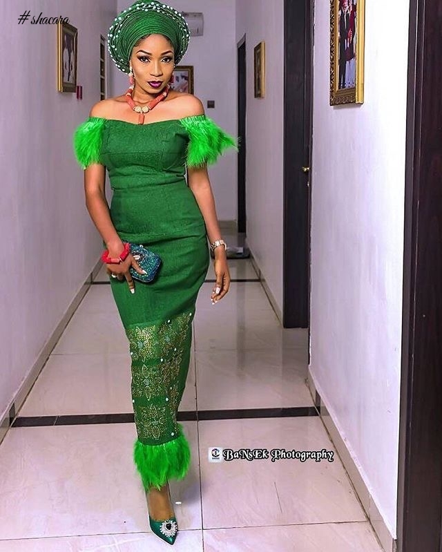 sizzling hot asoebi styles stylish woman