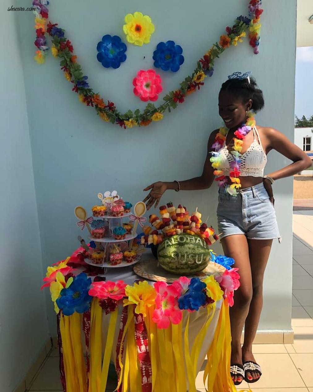 #BAAD2017! See Photos From Adesua Etomi’s Hawaii Inspired Hen Party