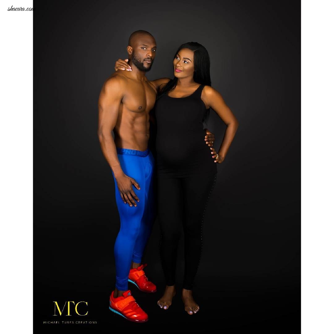 Comedian Wale Gates, Wife Lanre Welcome Baby Girl & Release Beautiful Maternity Photos