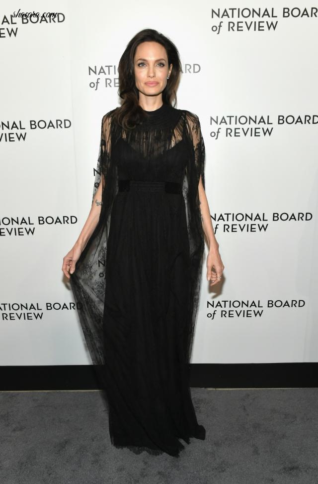 Angelina Jolie, Lupita Nyong’o & More Stars Elegantly Step Out For Gala In NYC