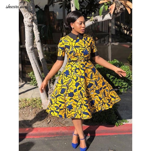 CHECK OUT THESE BEAUTIFUL ANKARA DRESS STYLES