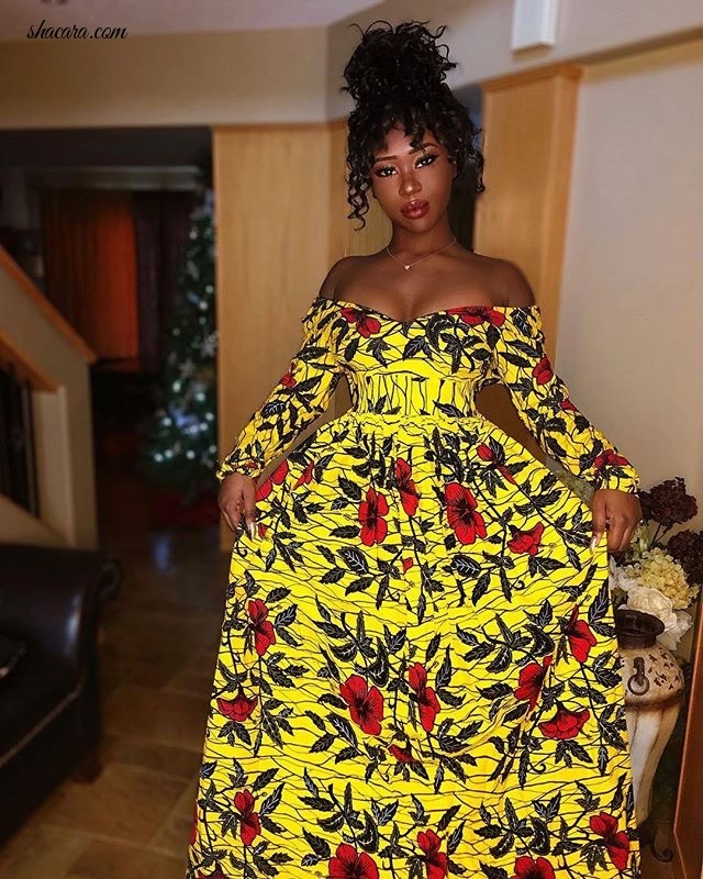 CHECK OUT THESE BEAUTIFUL ANKARA DRESS STYLES