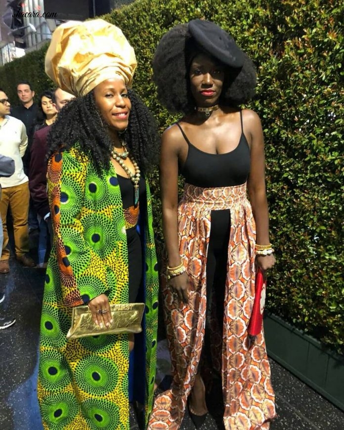 African Themed Fashion Dominates At Black Panther Movie Premiere