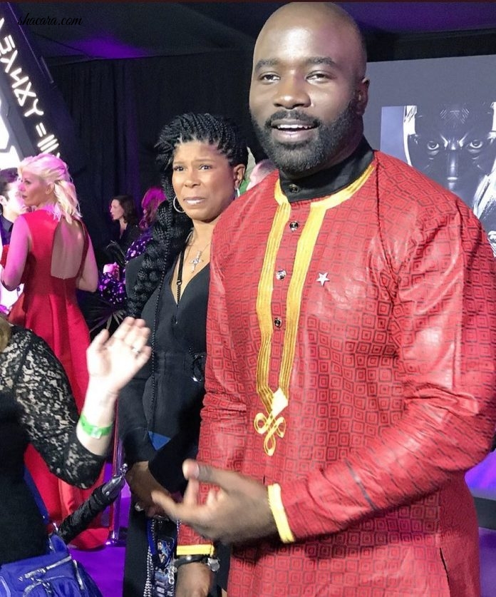 African Themed Fashion Dominates At Black Panther Movie Premiere