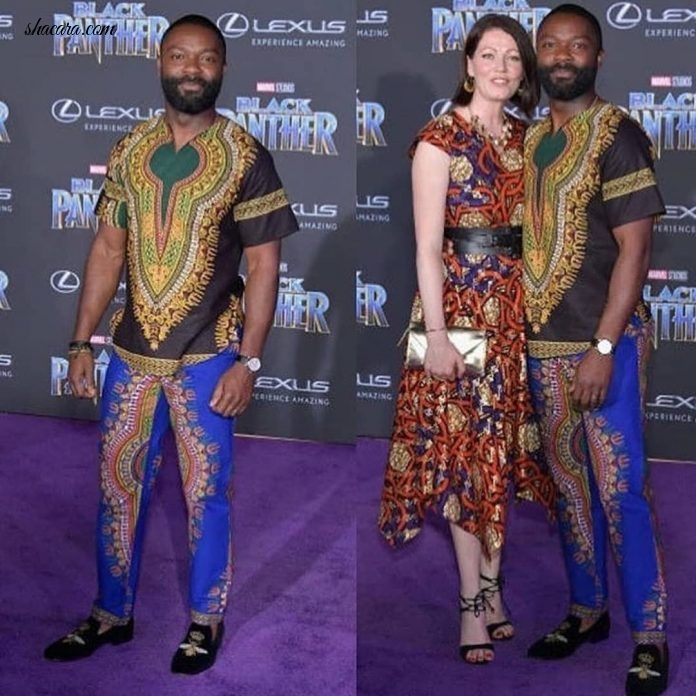 African Themed Fashion Dominates At Black Panther Movie Premiere