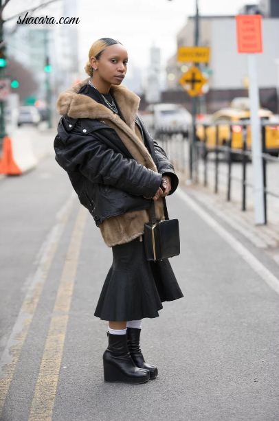 Check Out The Black Slay Queens At The New York Fashion Week Fall 2018!