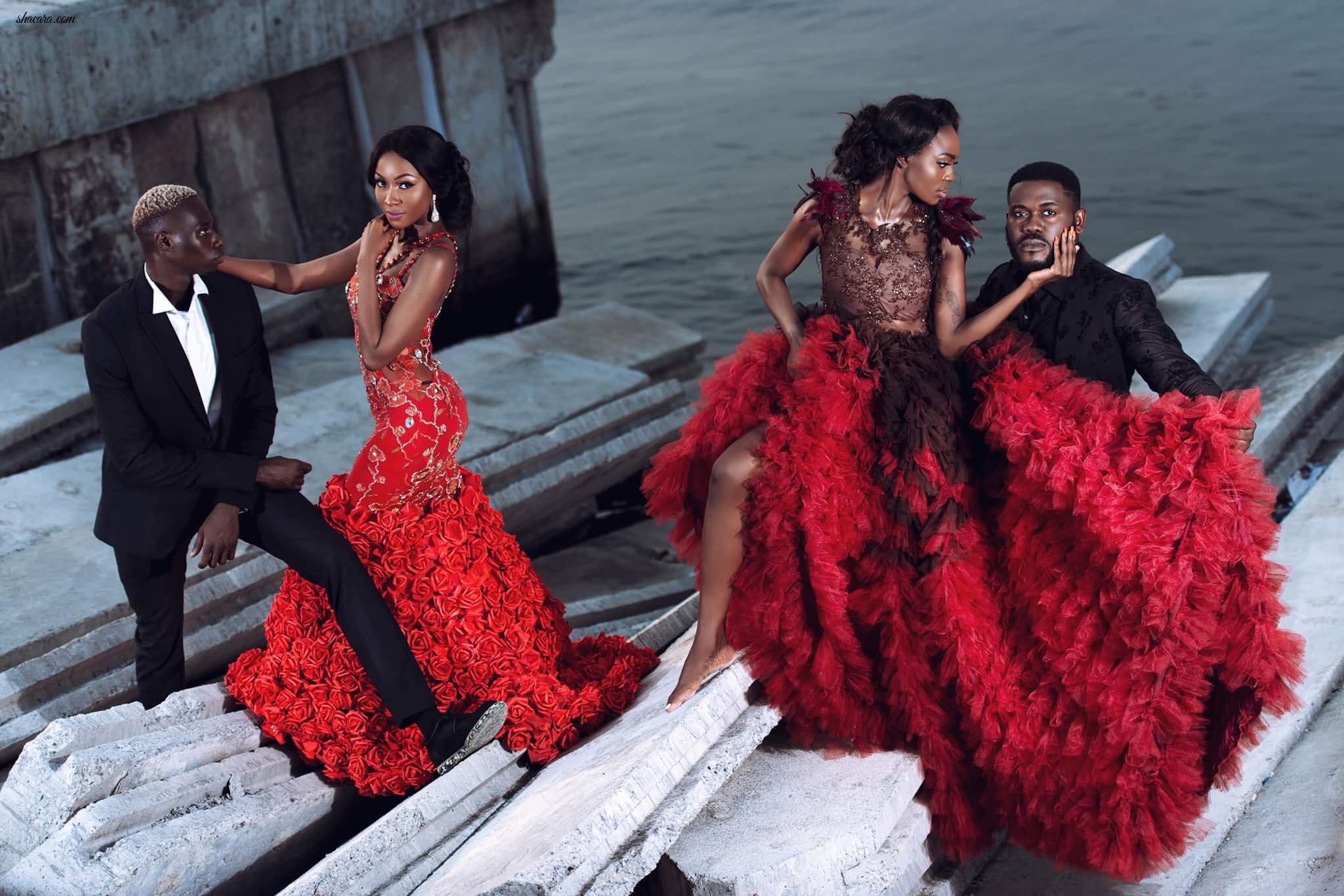 Deyemi Okanlawon, Beverly Osu Feature In Bridal Fashion Editorial Photographed By Abu Salami