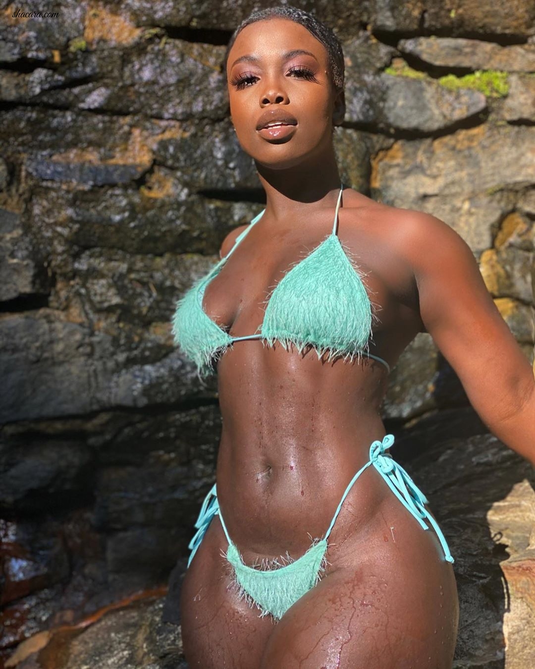 #BIKINIBAE: Meet The Stunning Guinean Model & USA Soldier Cire Serving Haute Swimwear