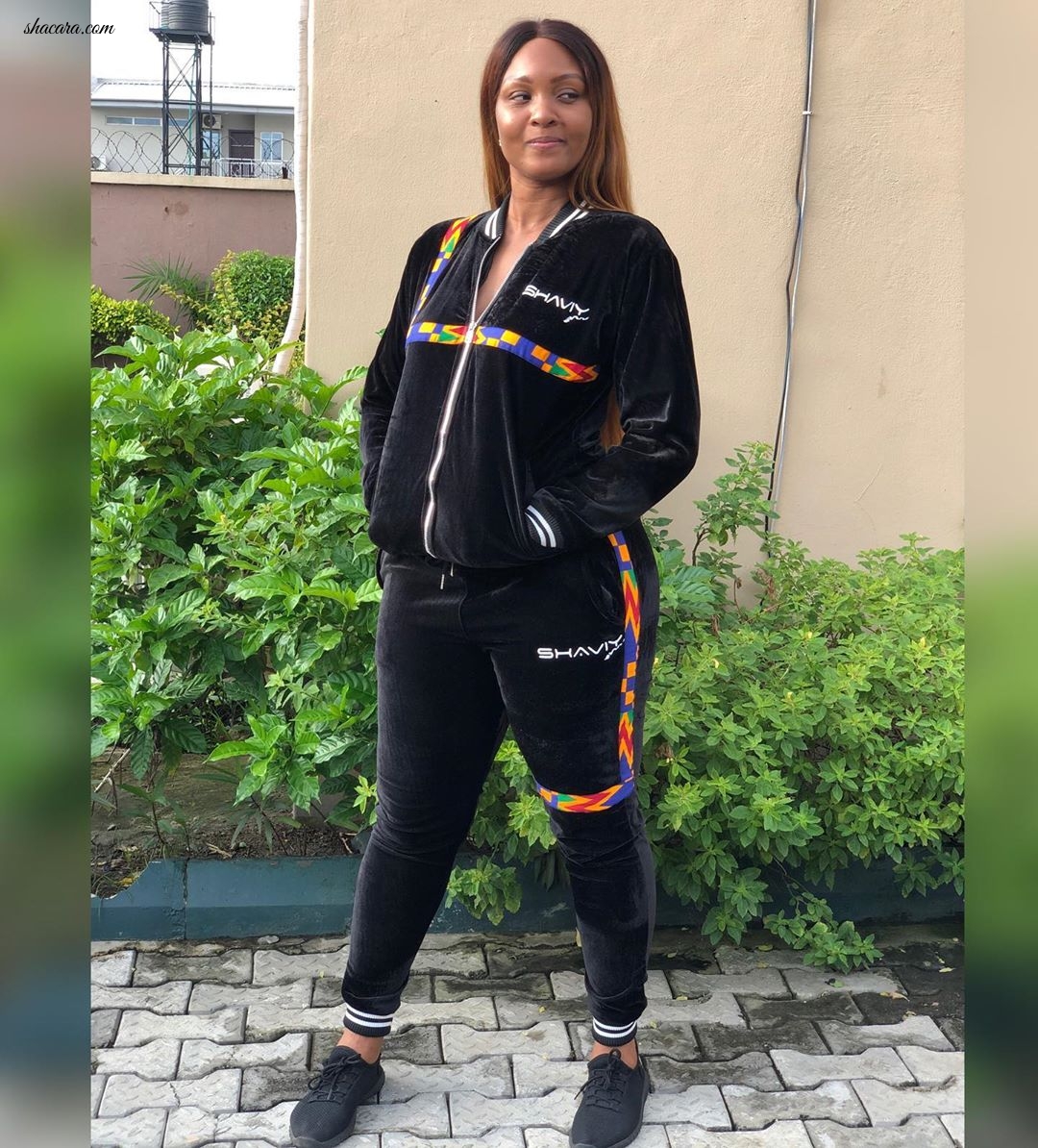 Osas Ighodaro & Daughter Azariah Wear Matching Tracksuits In Sweet Instagram Photos