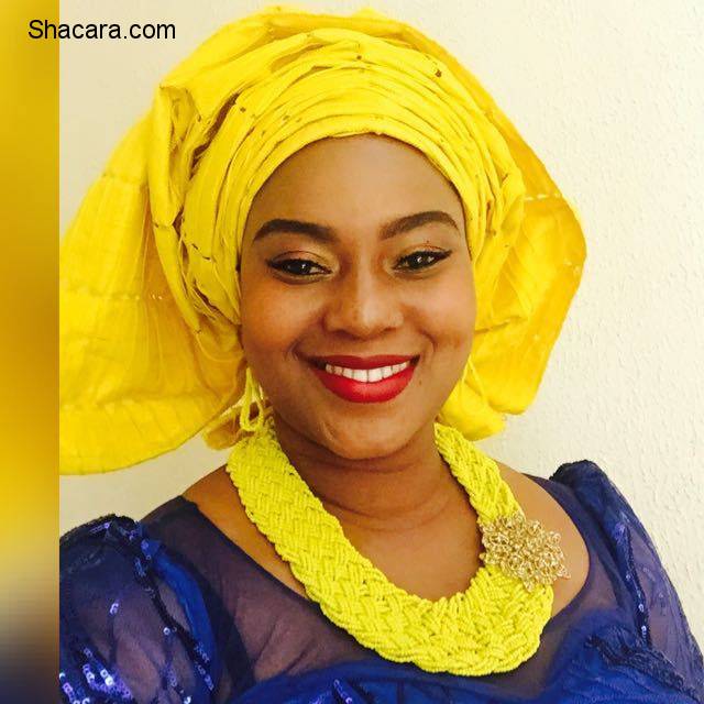 Blue and yellow Aso Ebi Styles