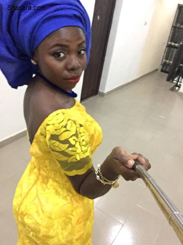 Blue and yellow Aso Ebi Styles