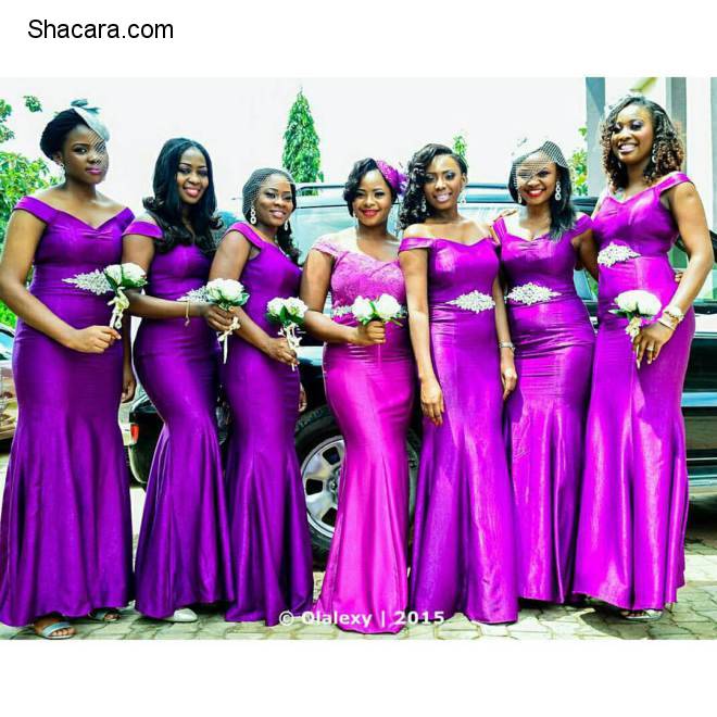 SPEAKING OF JAW-DROPPING BRIDAL TRAIN DRESSES, CHECK OUT THE COLLECTIONS OF BEAUTIFUL BRIDESMAIDS